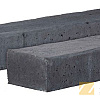 Betonbiels 12x20x120 Zwart