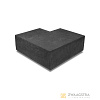 Oud Hollands Traptrede 90° buitenhoek 37x15 Carbon