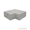 Oud Hollands Traptrede 90° binnenhoek 37x15 Grijs