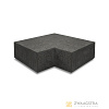 Oud Hollands Traptrede 90° binnenhoek 37x15 Carbon