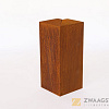 Overzetstuk tbv Stapelblok 12cm, Hoek 17x30 Corten
