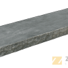 Afdekplaat Rockface 100x35x4 Blue Moon