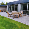 Trendline Betonklinker 21x10.5x6 Grijs/Zwart