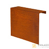 Overzetstuk tbv Stapelblok 12cm, 150x30 Corten