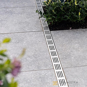 ACO Slimline 100x6x10, Aluminium rooster