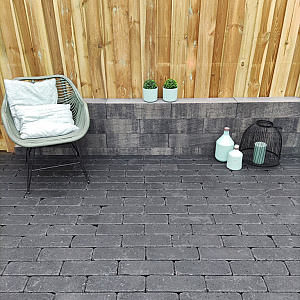 Stonique Trommel Longstone 31.5x10.5x7 Antraciet