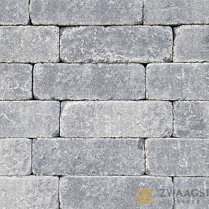 Stonique Trommel Longstone 31.5x10.5x7 Grijs/Zwart