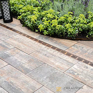 ACO Slimline 100x6x10, Corten rooster