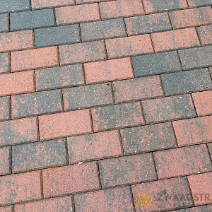 Trendline Betonklinker 21x10.5x8 Rood/Zwart