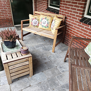 Stonique Trommel 20x30x5 Grijs/Zwart