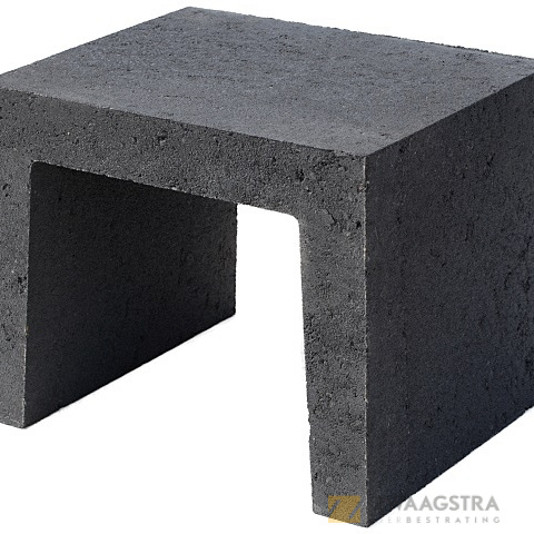 U-element 40x40x50 Antraciet