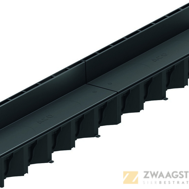 ACO Slotline 100cm, incl. Zwart Kunststof Sleufgoot