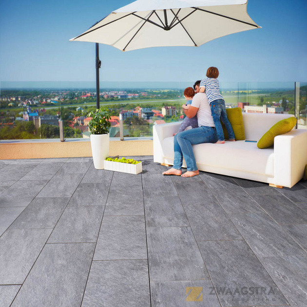 GeoCeramica® 40x80x4 Fiordi Fumo
