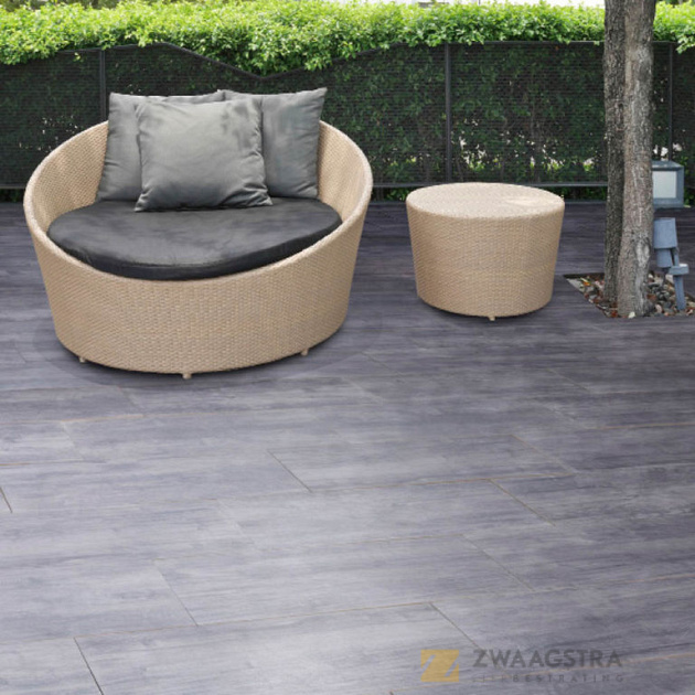 GeoCeramica® 40x80x4 Timber Grigio