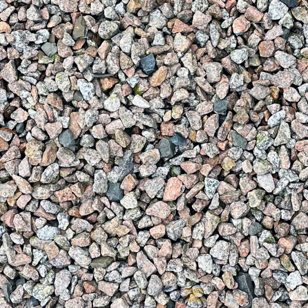 Granietsplit Rood 8-16mm, Bigbag 1400kg.