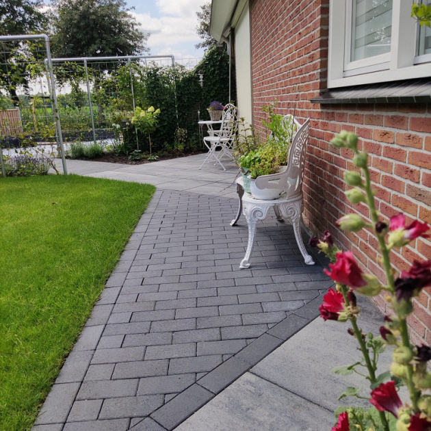 Patio Betonklinker 21x10.5x6 Black TOP