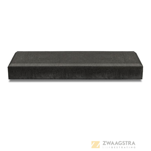 Oud Hollands Betonbiels 100x20x12 (met facet) Carbon