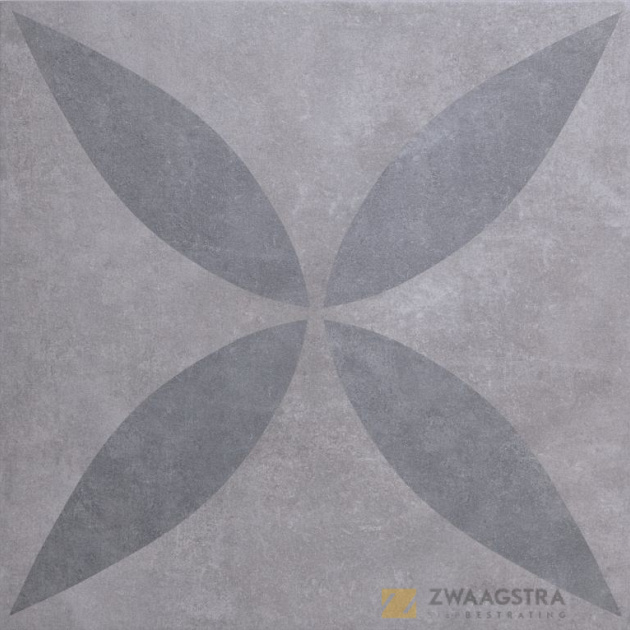 GeoCeramica® 60x60x4 Amb. Perla Flower