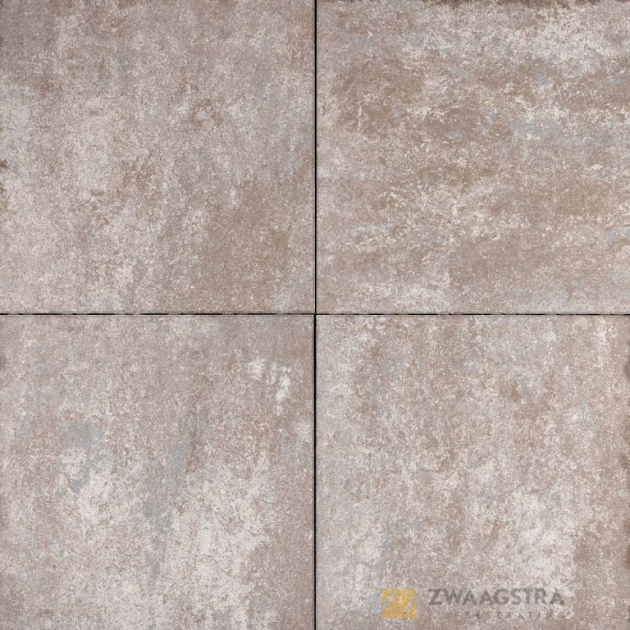 Trippel T 60x60x4 Bruin nuance