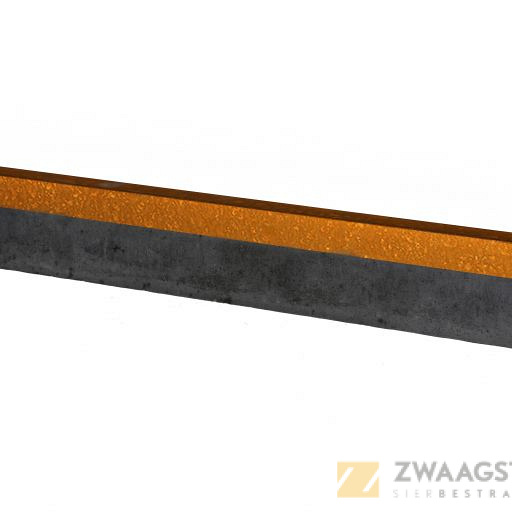 Overzetstuk tbv Opsluitband 6cm, 220x6cm Corten