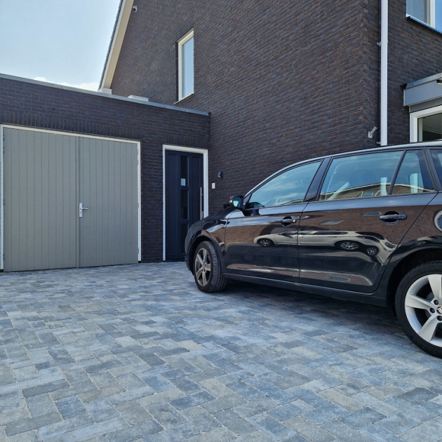 Stonique Trommel Betonklinker 21x10.5x6 Grijs/Zwart