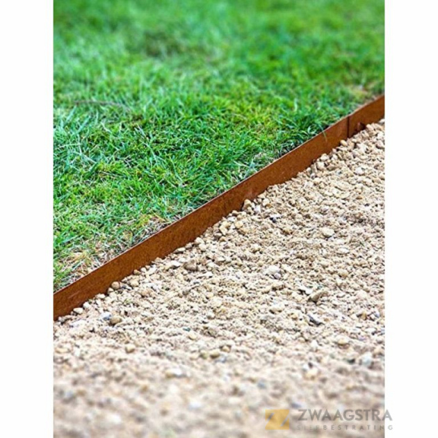 Mevosteel Edge Kantopsluiting, 100x10cm Corten