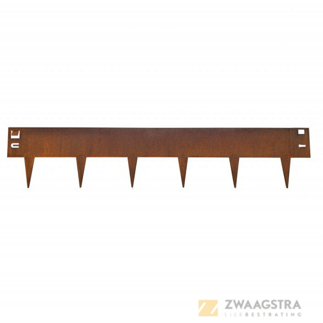 Mevosteel Edge Kantopsluiting, 100x10cm Corten