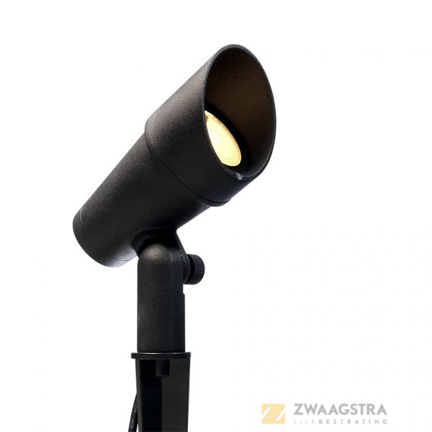 Campo anti-verblindingskap zwart prikspot | warmwit | 6 watt | dimbaar | OutdoorPro+ | 12 volt
