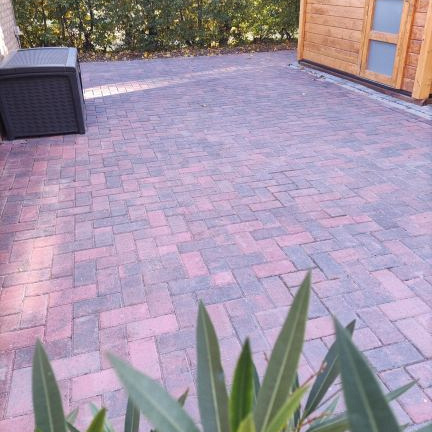 Trendline Betonklinker 21x10.5x8 Rood/Zwart